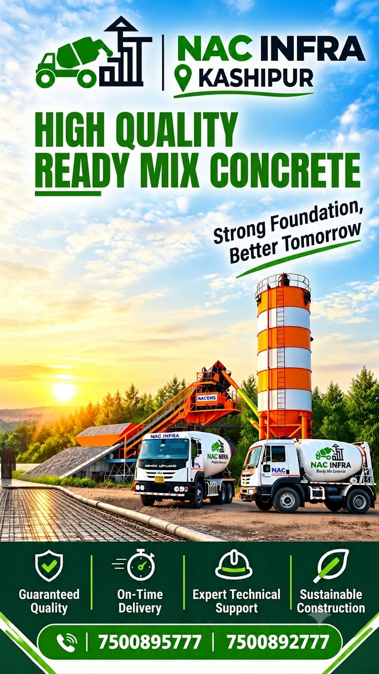 NAC INFRA Ready Mix Concrete Kashipur